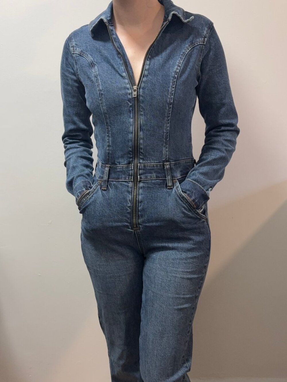 Reformation Talia Retro Flare Jumpsuit